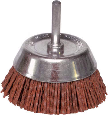 brosse conique d.50 / tige de 6×30 fil nylon gr80 – 130.051 – leman