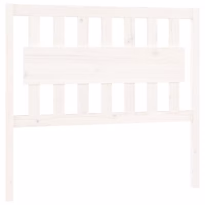 vidaXL Tête de lit Blanc 105,5x4x100 cm Bois massif de pin 818556
