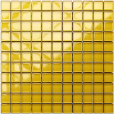 Mosaïque en verre sur filet pour salle de bain ou cuisine 30 cm x 30 cm – Sunflower