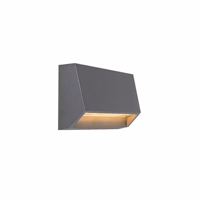Applique murale extérieure moderne gris foncé avec LED IP65 – Sandstone 2