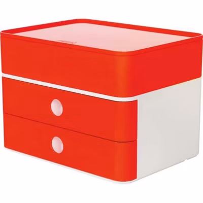 Boîte à tiroirs élégante et Design Smart Box Plus Allison – Rouge
