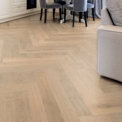 Parquet Bâton Rompu Chêne contrecollé verni brossé Pr Bis Invisible Nottingham 125x15X600mm – 4mm de couche d&rsquo;usure
