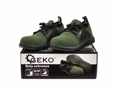 Chaussures de Sécurité Vertes Modèle 10 S1P Conforme EN ISO 20345 Taille 42 GEKO