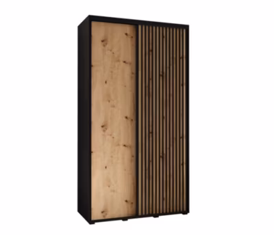 Armoire Lanko 1 a portes coulissantes H. 235,2 x L. 140 x P. 60 2 portes