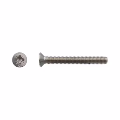 200 Vis Métaux Tête Fraisée Pozidriv 5 x 60 mm – DIN 965 – Inox A4 – D-Work