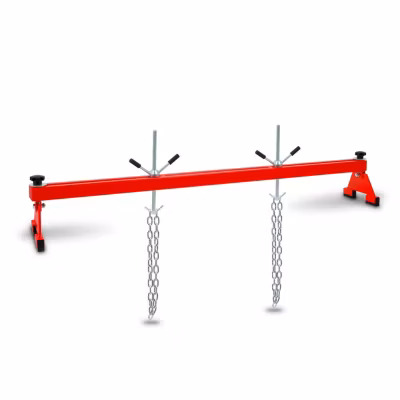 EBERTH Pont moteur avec capacité de charge de 500 kg avec 2 crochet de levage, traverse moteur pour le haut, support moteur