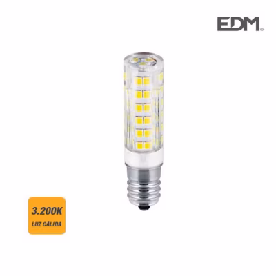 Ampoule LED tubulaire – EDM – 4.5W E14 400lm 3200K