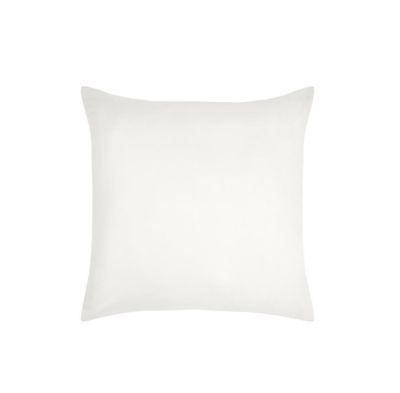 1 Taie d&rsquo;oreiller coton uni 63 x 63 cm Edens ivoire