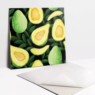 Carreaux vinyle Tulup 30×30 cm Avocat 9 pcs