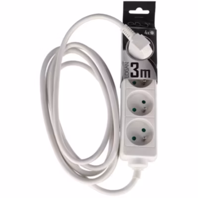 Multiprise avec terre 4 prises câble 3 m EDO777555