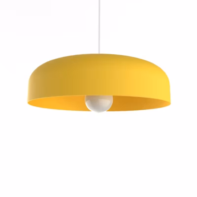 LUMICOM – TUZZI Suspension, 1xE27, max 42W, métal, jaune, D.40cm