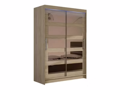 Armoire Closico Pacron IV, Nombre d&rsquo;étagères: 5, 200x120x58cm