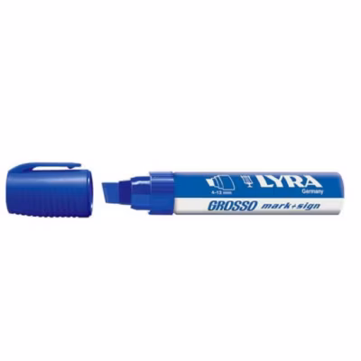 Marqueur GROSSO bleu – LYRA – L4030051