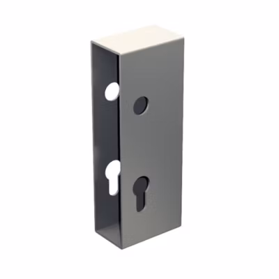 Boîtier pour serrure de portail épaisseur 50 mm