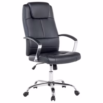 Fauteuil de bureau WINNER Cuir PU Noir