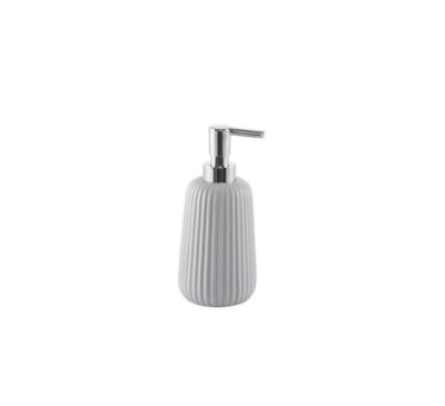 Distributeur De Savon Liquide Sur Pied En Céramique Grise – Dory