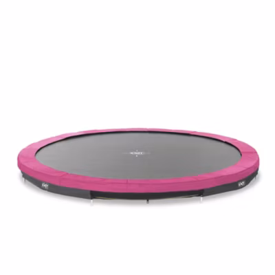 Trampoline enterré EXIT Silhouette sports D427cm rose