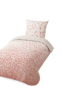 Couette Ultra Légère Imprimée Confetti/pois – 1 Personne 140×200 – 10549