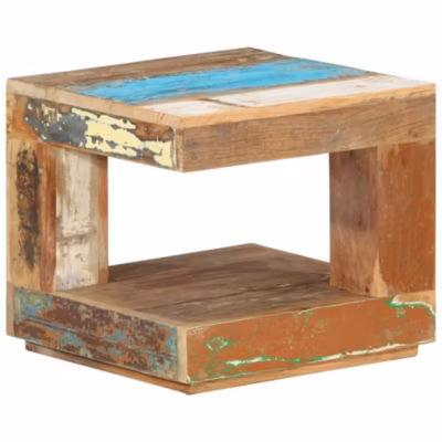 Table basse,Table Salon,Table d&rsquo;appoint 45x45x40 cm Bois de récupération massif
