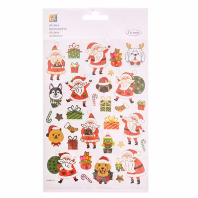 Stickers hot 3 assiettes x 2 – feeric lights & christmas
