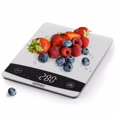 KS1009 Balance de cuisine Capacité 10 kg Affichage numérique Ajout de poids Précision 1 g Pâtisserie Courrier Duronic