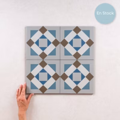 Carrelage Imitation Carreaux de Ciment KOMPAS 20×20 Nara – Les Carreaux de Jean