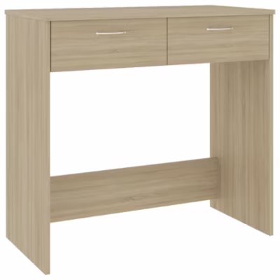 vidaXL Bureau Chêne Sonoma 80x40x75 cm Aggloméré