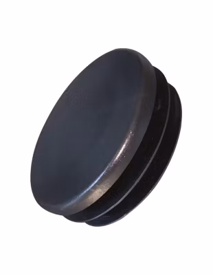 Bouchon rond pour tube Diamètre Extèrieur 45 Intérieur 35-39 nylon noir – 1 pièce