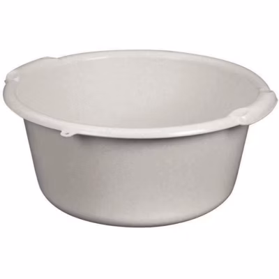 Bassine ronde 20 L – D: 45 cm x 20 cm – gris moucheté
