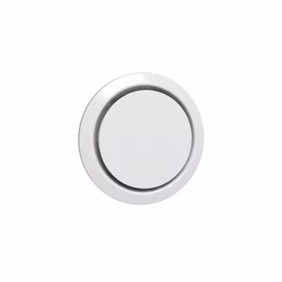 Bouche d&rsquo;extraction et d&rsquo;insufflation BER plastique rond réglable BER D125 P – UNELVENT – 853695