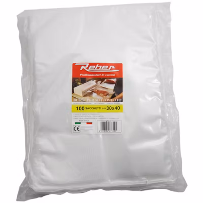Lot de 100 sacs 30×40 pour appareil à emballage sous vide 9701n et 9700n Reber 6735N