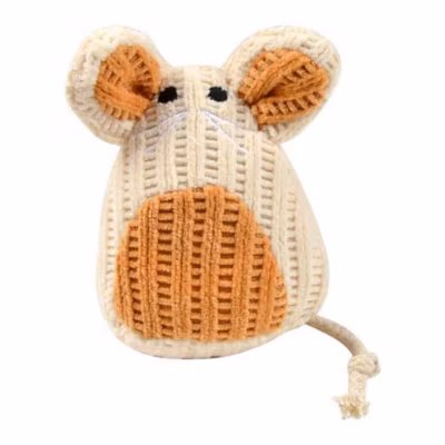Jouet Souris pour Chat « Boho Cat » 11cm Moutarde