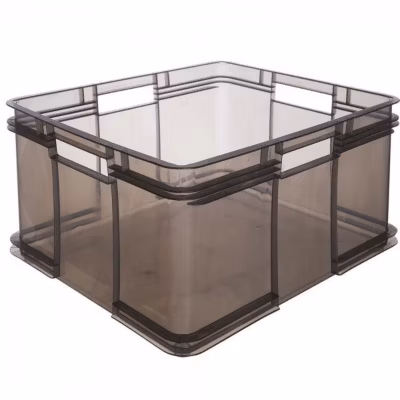 Caisse de Rangement Transparente 54 litres Euro-Box XXL – Gris