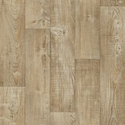 Sol PVC Imitation parquet Mélèze Brun Clair – Rouleau de 4m x 12m