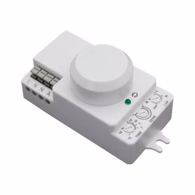 Détecteur de Mouvement Micro Ondes Blanc IP20 – SILAMP