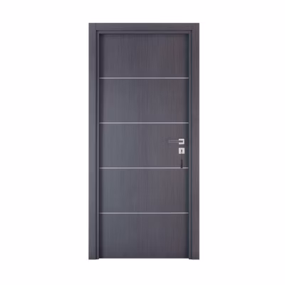 Bloc-porte pose fin de chantier collection PREMIUM Seymour, H.204 x l.73 cm, aspect chêne cendré, réversible