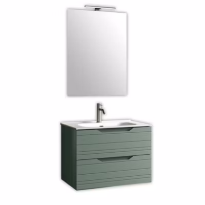 Ensemble 4 pièces SOLMIRA vert sauge