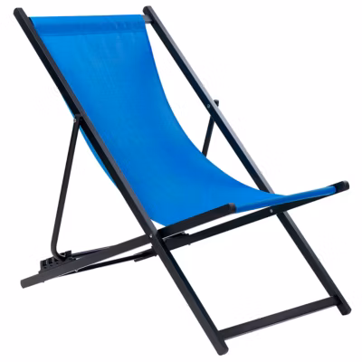 Chilienne pliante LOCRI II Métal Bleu