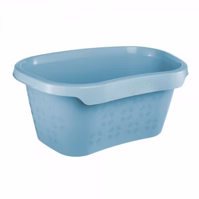 Corbeille à linge en Plastique 30,5 litres compacte et confortable – Bleu