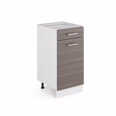 Vicco Meuble cuisine Gris 40cm sans PT