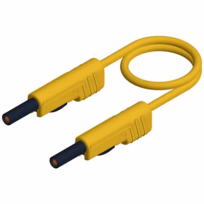 Hirschmann MLB 25/1 V ge 0,25 m cordon de mesure Banane 4 mm jaune