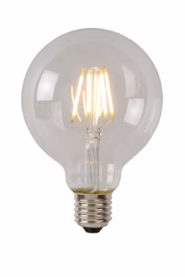 Lucide G80 Class B – Ampoule filament – 8 cm – LED Dim. – E27 – 1x7W 2700K – Transparent