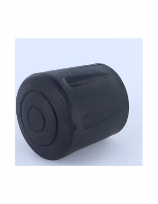 Embout rond envellopant caoutchouc vulcanisé Noir Pour Tube 30 à 31 – 1 pièce