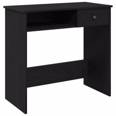 Bureau Noir 80x40x75 cm Aggloméré vidaXL