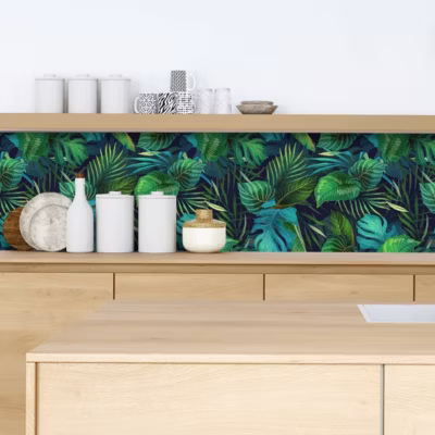 Crédence adhésive décoration jungle 60×100 cm