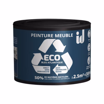 Peinture ECO  pour boiseries et meubles – bleu atlantique  300ml – ID PARIS