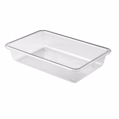 Bac alimentaire plat transparent 3 l 5 l ou 8 litres – 3 Litres