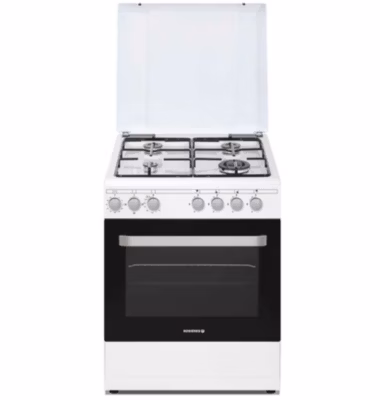 ROSIERES – Cuisinière 4 feux gaz catalyse RGG663CSW/E