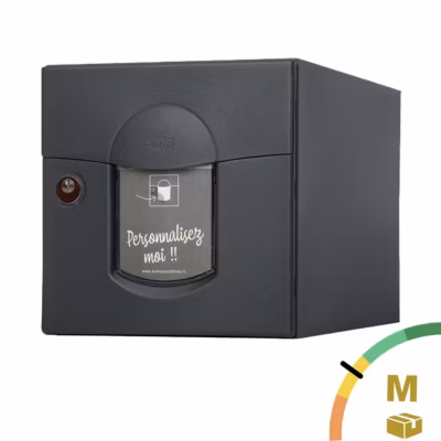 Boite aux lettres Soléa 2 portes Noir Sablé 2100 MS
