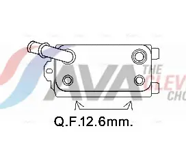 Radiateur d'huile de boîte automatique AVA COOLING VO3170